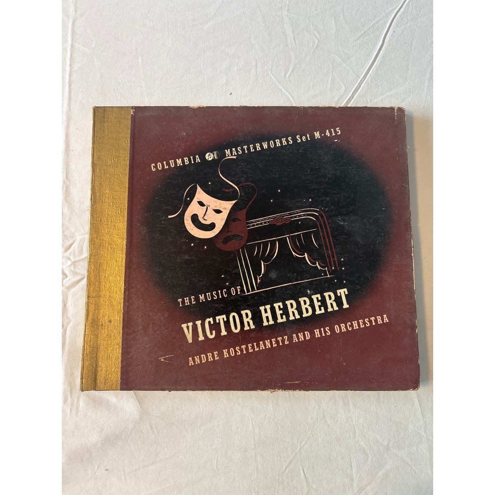 Columbia Masterworks Victor Herbert Andre Kostelanetz 78 RPM Set‎ M-415 Good 12"